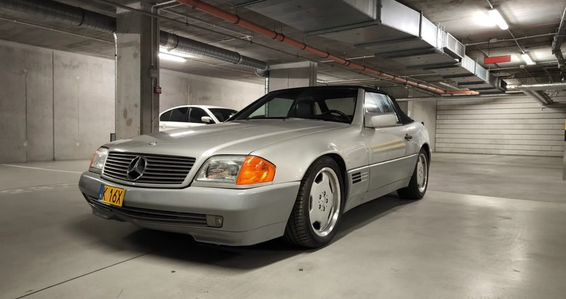 Mercedes-Benz SL cena 76500 przebieg: 135571, rok produkcji 1990 z Kraków małe 742